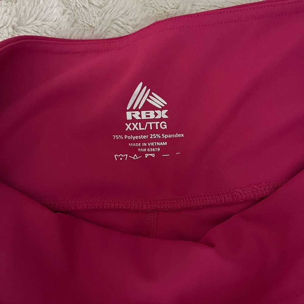 RBX Fuchsia Active Leggings XXL - Picture 2 of 5